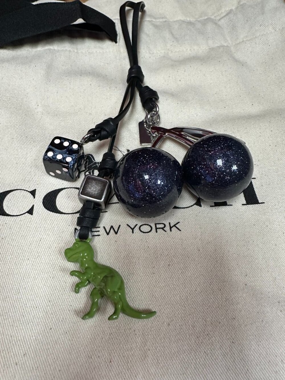 Coach Compass Bag 35 In LL Cherry Charm Cluster (CHARM ONLY)